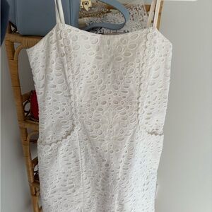 Lilly Pulitzer White Eyelet Mini Dress